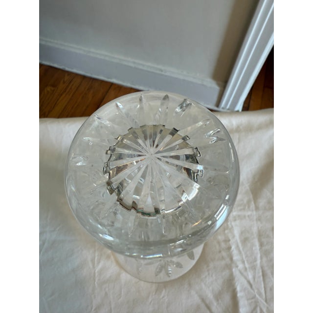 Late 20th Century Vintage Waterford 10" Vase in the Retired Kilrane Pattern For Sale - Image 5 of 7