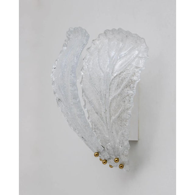 Mid-Century Italian Modern Murano Glass Sconce from Sylcom, 1960s For Sale - Image 6 of 12