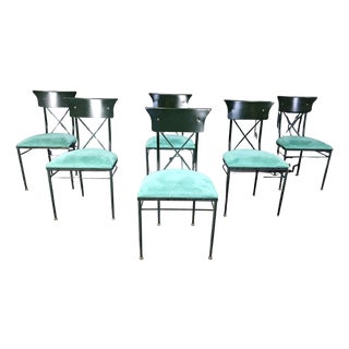 Vintage Dining Chairs from Belgochrom, 1970s, Set of 6 For Sale