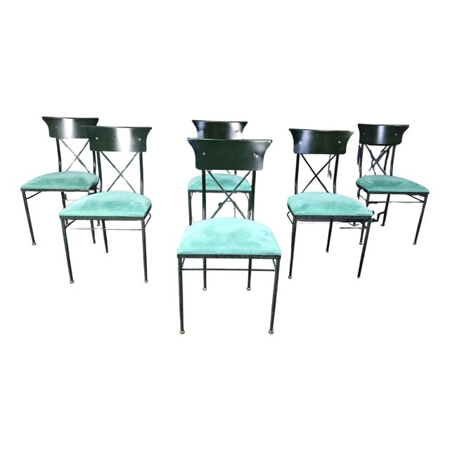 Vintage Dining Chairs from Belgochrom, 1970s, Set of 6 For Sale