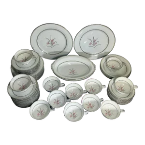 Mid 20th Century Noritake China Dinnerware Set- 53 Pieces