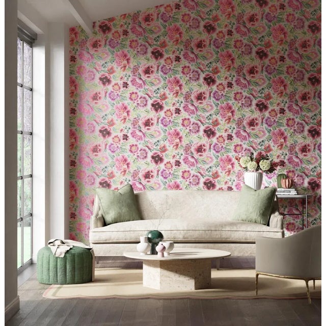 Be bright. Be bold. Be you. This explosion of ultra large scale colour was inspired by a giant floral bouquet of poppies...