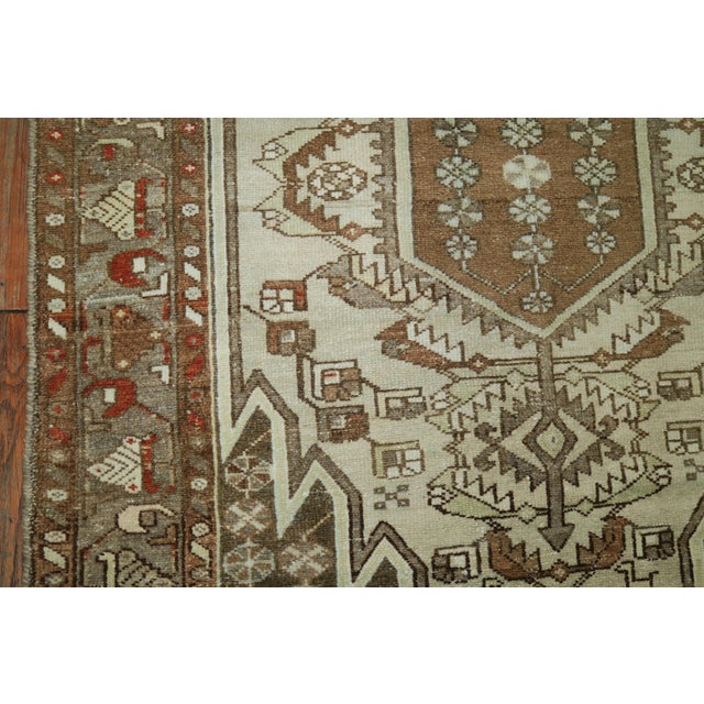 Persian Zabihi Collection Persian Mazlagan Malayer Rug For Sale - Image 3 of 9