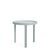 Brown Jordan Kantan Aluminum 20" Round Occasional Table in Harbor For Sale