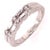 14 Karat White Gold Diamond Wedding Bridal Anniversary Band Ring 0.50 TDW, Size 6.75 For Sale - Image 9 of 9