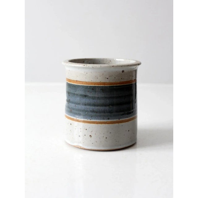 Contemporary Vintage Studio Pottery Cachepot For Sale - Image 3 of 9