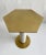 Mid 20th Century Side Table Marble and Brass Plate For Sale - Image 5 of 5