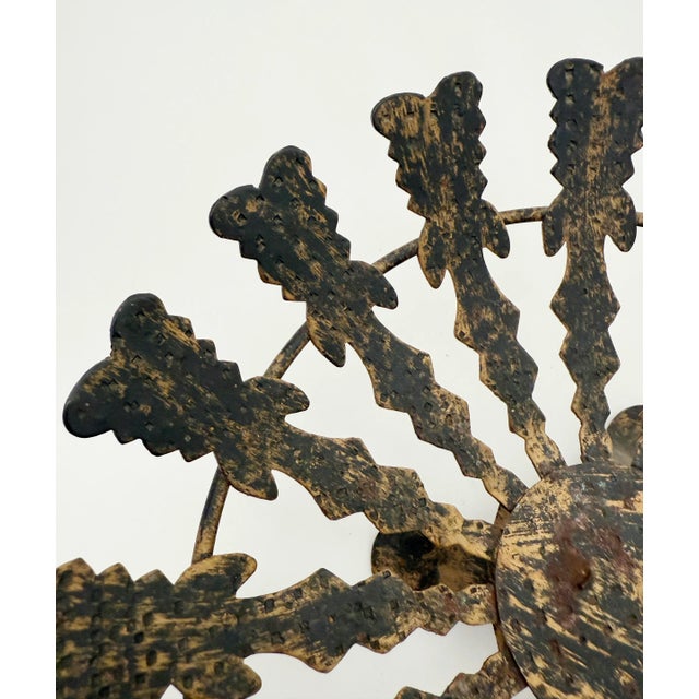 1970s 1970's Spanish Revival Footed Wrought Iron Bowl For Sale - Image 5 of 7