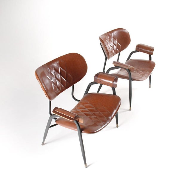 Gastone Rinaldi Armchairs by Gastone Rinaldi for Rima, 1950s, Set of 2 For Sale - Image 4 of 15