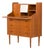 Danish Modern Teak Secretaire with Brass Details and Hidden Vanity, 1960s For Sale