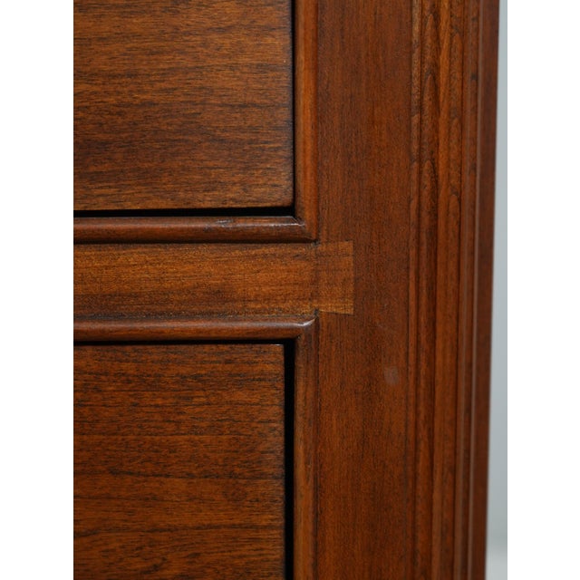 Brown Stickley Chippendale Style Cherry Bedroom Dresser For Sale - Image 8 of 18