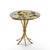 Contemporary Jay Strongwater Lola Ginkgo Brass Leaf Side Table For Sale - Image 3 of 8