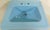 1965 Vintage Unused "Standard" Regency Blue Vitreous China Rectangle Drop-in Sink For Sale - Image 4 of 15