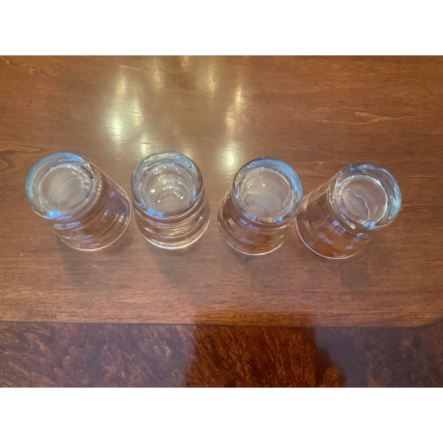 Transparent Tiffany & Co. Rock Glasses- Set of 4 For Sale - Image 8 of 9