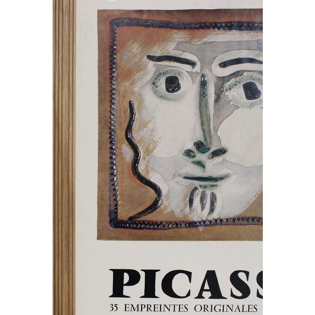 Exhibition Picasso at Galerie Lucie Weill Paris Exhibition Poster, 1970 For Sale - Image 3 of 11