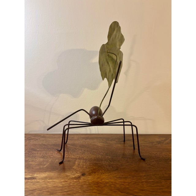 2010s Metal Ant Sculpture Carrying Leaf by Gerardo Fernandez For Sale - Image 5 of 8
