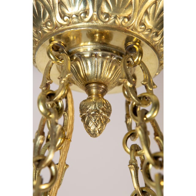 Empire Style Chandelier, France, 1930s For Sale - Image 6 of 14