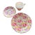 Royal Standard "Virginia Stock" Bone China Trio Tea Set - 3 Pieces For Sale