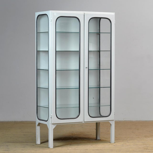 Industrial Vintage Medical Cabinet, 1970s For Sale - Image 3 of 10