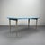 Mid-Century Modern Pastel Blue Metal Desk with Grey Legs by Georg Leowald for Pohlschröder, Germany, 1950s For Sale - Image 3 of 9