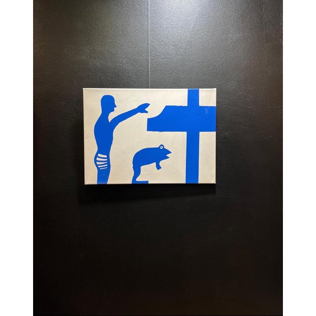 Alexandre Schaller, Spiritual Metamorphosis, Acrylic on Canvas, 1990s For Sale - Image 8 of 11