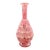 Vintage MCM Murano Style Pink Art Glass Vase For Sale