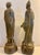 Early 20th Century Pair of Vintage/Antique Ceramic Asian Scholar Figures on Pedestal Bases Set of 2 For Sale - Image 5 of 18