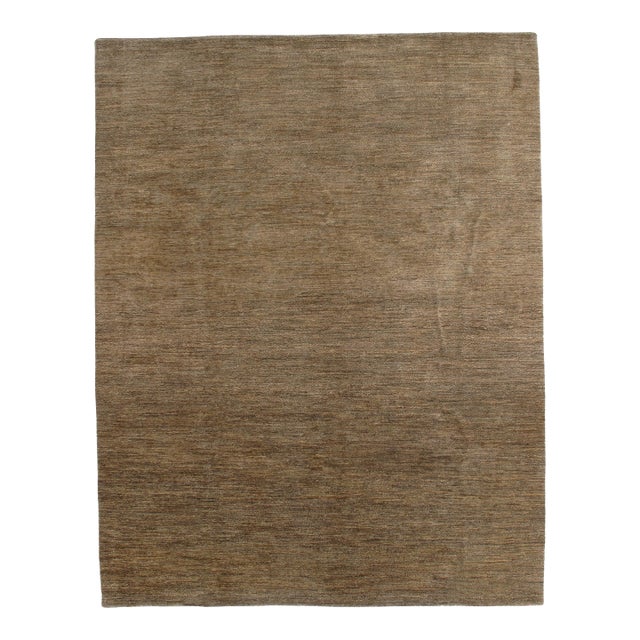 Vintage Hand-Knotted Gabbeh Rug 7'10" X 10'2" For Sale