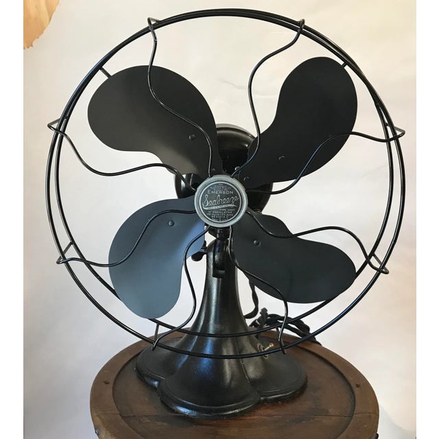 Black Vintage Art Deco 1937 Emerson Seabreeze Electric Fan For Sale - Image 8 of 8