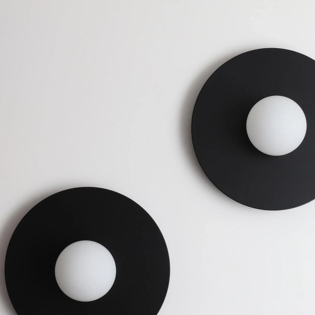 SMBH Minimal Geometric Sconce or Ceiling Lamp by Wojtek Olech for Balance Lamp For Sale - Image 6 of 8