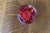 Glass Ruby Red Intaglio Religious Art Glass Paperweight With Christ Portrait For Sale - Image 7 of 8