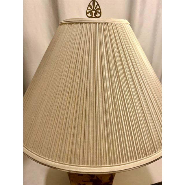 Vintage Tony Duquette Style Newly Painted Red Ginger Jar Lamp by Turtle and Crane – Bespoke Chinoiserie Homage For Sale - Image 11 of 12