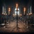 Rustic Hand Forged Iron Candelabra 19.5″ (49cm) Antique Copper Finish Grand Estate Wide-Arm Centerpiece For Sale - Image 3 of 8