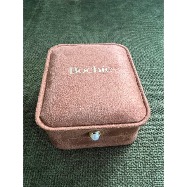 Bochic "Capri" Vintage Pearl & Pink Quartz Necklace Set 18K Gold & Silver For Sale - Image 14 of 18