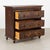 19th century tall Hungarian chest of three drawers, crafted in pine with its original hand-painted folk art finish. A...