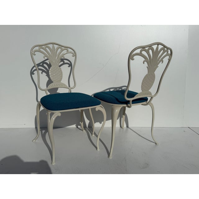 1960s 1960s Set of Punapple Patio Table Chairs Style of Brown Jordan For Sale - Image 5 of 12