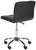 Modern Edwin Desk Chair in Black & Silver For Sale - Image 3 of 5