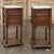 Pair of Gothic Revival Oak Nightstands With Carrara Marble Tops For Sale - Image 13 of 17
