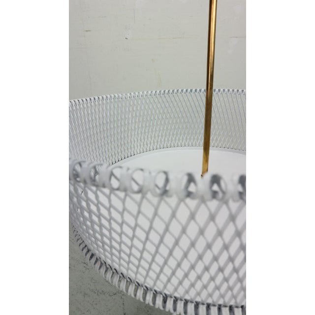 Vintage White Metal and Brass Planter, France, 1960s For Sale - Image 6 of 18