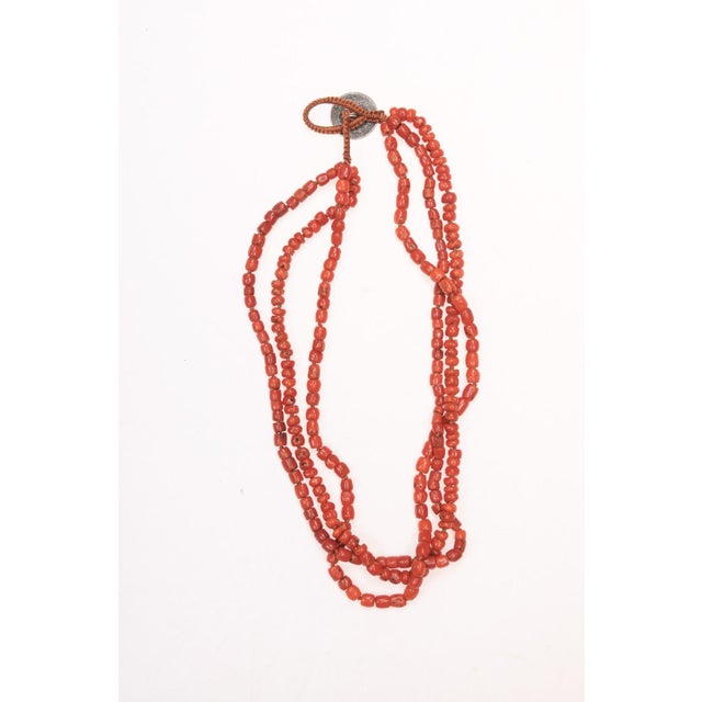 Antique Coral Beads From Morocco For Sale - Image 9 of 13