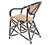 2020s Matthew Izzo Home Quay Black Bamboo and Rattan Café Chair For Sale - Image 5 of 7