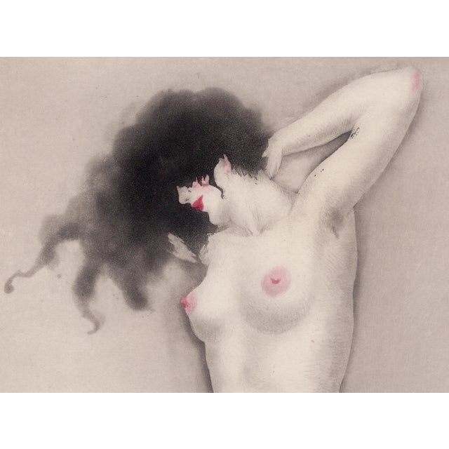 Louis Icart, Very Large Areola from The Life of Breasts, Nude, Original Etching & Aquatint, 1945 For Sale - Image 3 of 7