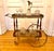 Josef Frank Mid-Century Brass and Wood Serving Cart by Josef Frank for Svenskt Tenn, 1950s For Sale - Image 4 of 15