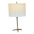 Brass Table Lamp Horse Head Finial, Vintage For Sale