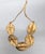 Vintage Signed Napier Goldtone White Enamel Leaves Collar Necklace For Sale In Philadelphia - Image 6 of 6