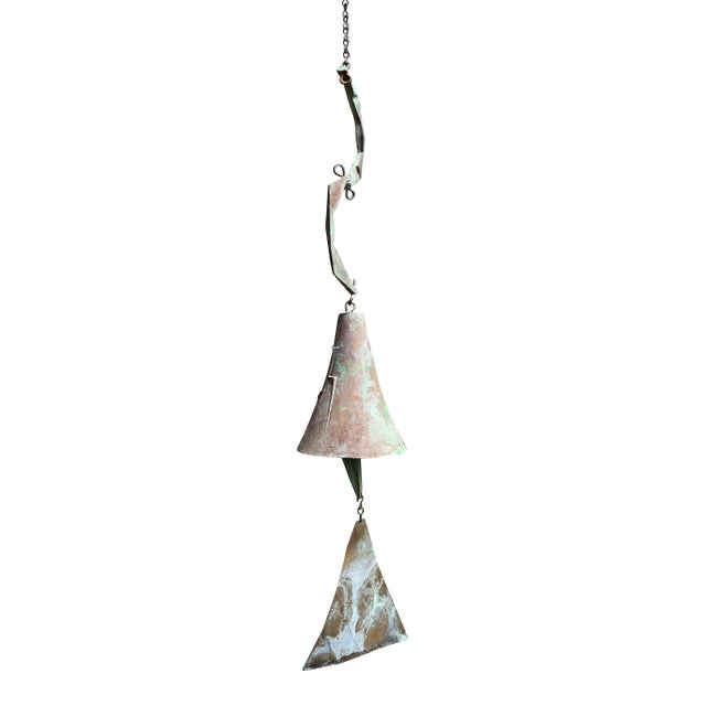 Late 20th Century Paolo Soleri-Cosanti Original Bronze Wind Chime For Sale