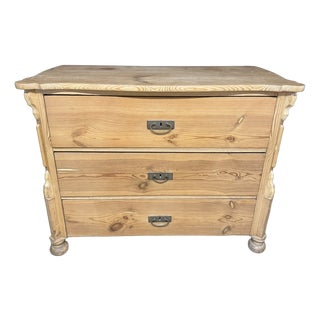 Pine Chest of 3 Drawers, 1900 For Sale