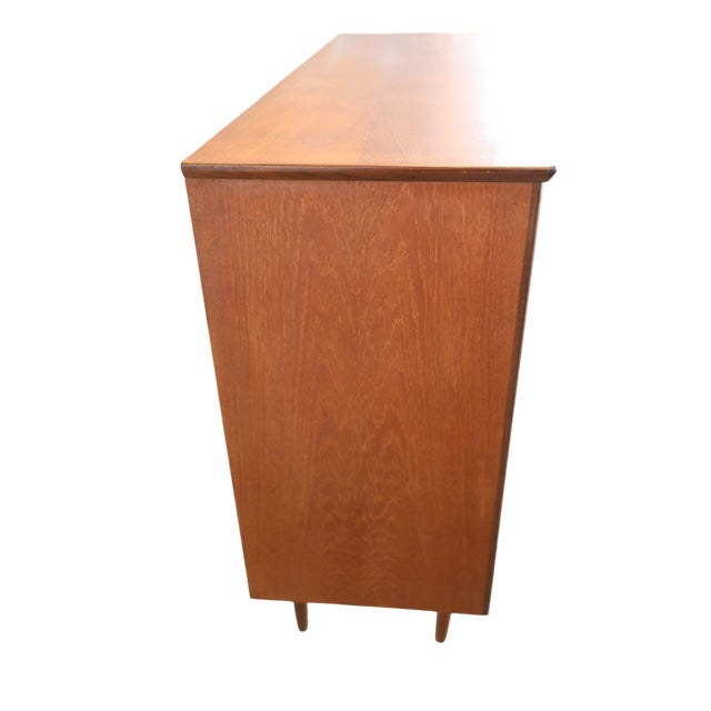 1970s Danish Teak Cabinet with Bar Cabinet and Sliding Doors, 1960s For Sale - Image 5 of 14