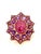 Bochic "Orient" Vintage Ruby, Rhodolite & Amethyst Ring Set In 18K Gold & Silver For Sale - Image 13 of 18