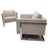 Mid 20th Century Mid Century Modern Attributed to Milo Baughman Chrome Flat Bar Cantilever Club Chairs Newly Reupholstered - Pair For Sale - Image 5 of 6